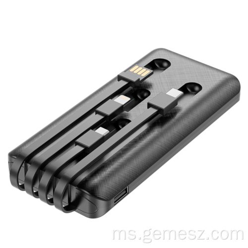 Power Bank Berkecas Berkelajuan Tinggi 10000mAh Power Bank